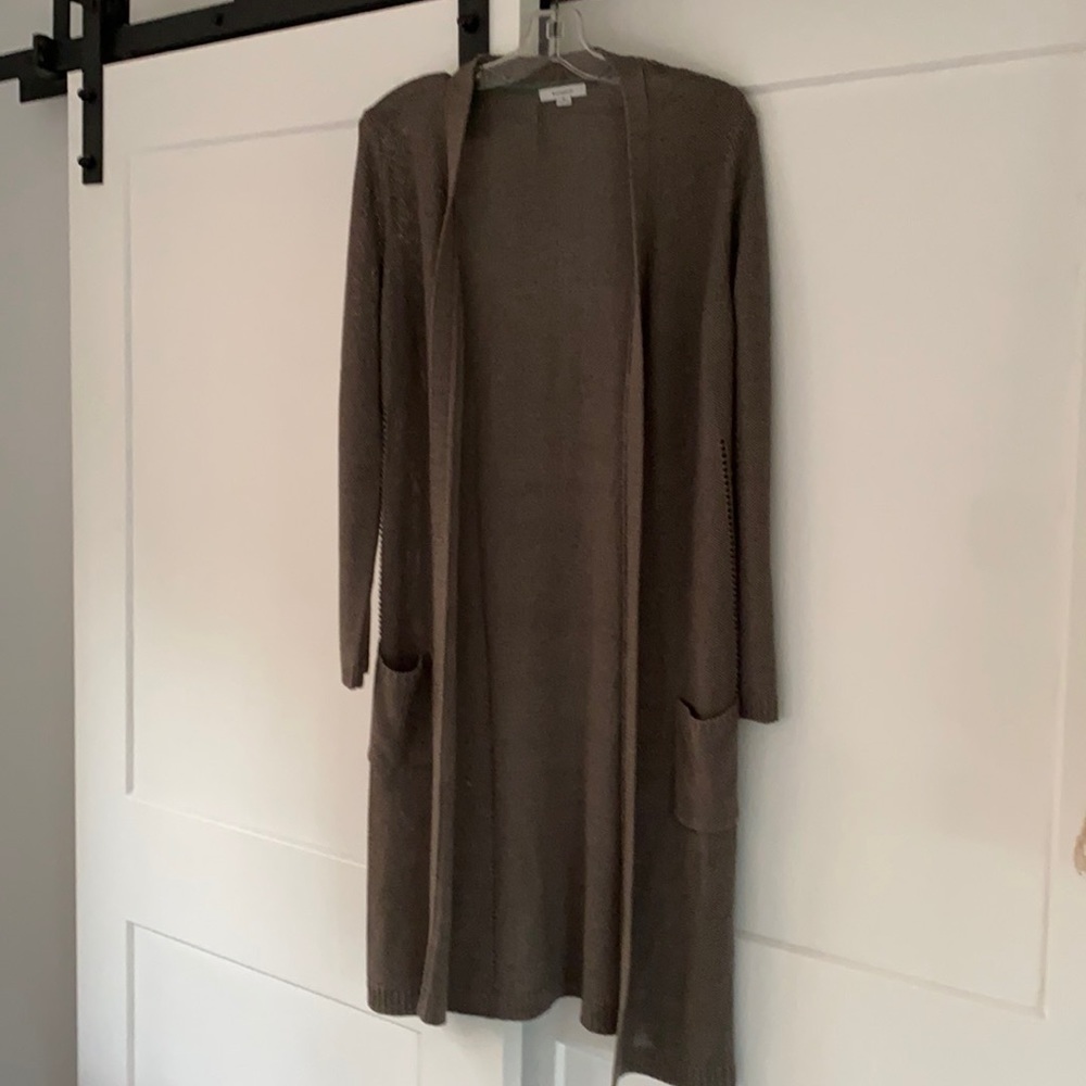 BACKDROP ling loose-knit cardigan sweater M